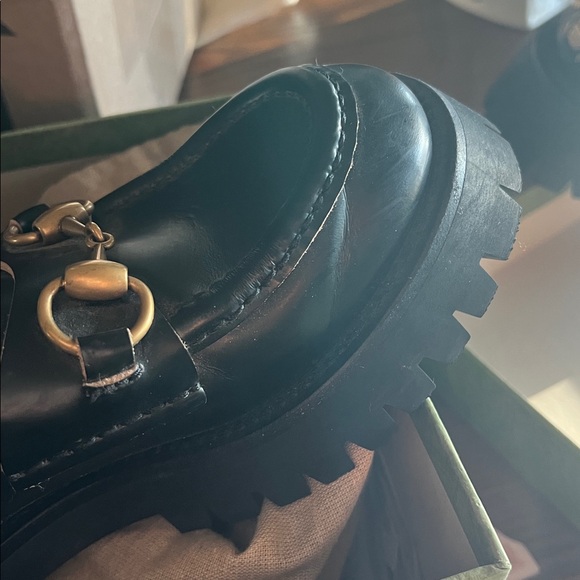 Gucci Black Rubber Sole loafers - Picture 9 of 9